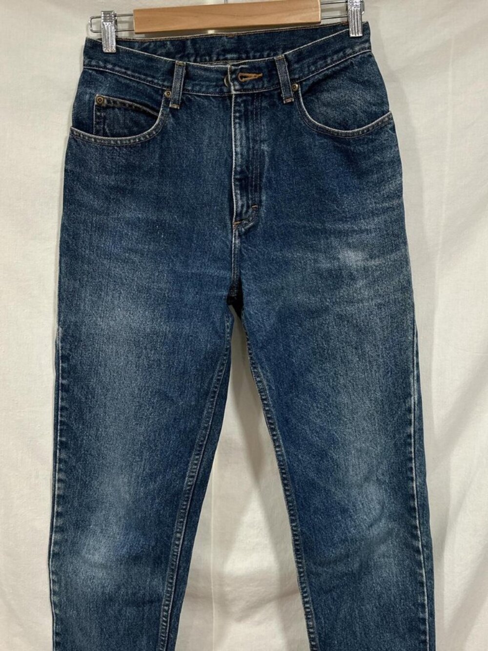 LL BEAN Dark wash straight leg jeans #denim